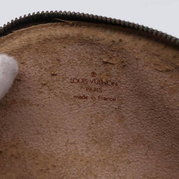 LOUIS VUITTON Monogram Trousse Demi Ronde Cosmetic Pouch M47520 LV Auth 77855 - Picture 11 of 16